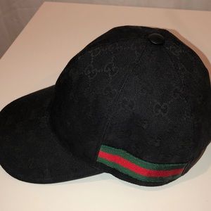 Authentic Original GG canvas baseball hat with Web